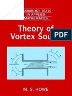 Theory of Vortex Sound (Cambridge Texts in Applied Mathematics) by M. S. Howe