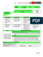 Mi Poryecto de Ideas para Cuidar El Planeta