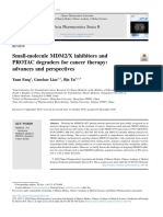 Small Molecule MDM2 X Inhibitors and PROTAC Degraders F - 2020 - Acta Pharmaceut