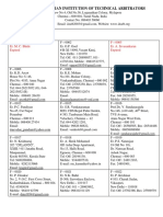 IITArb. Members List As On October 2019