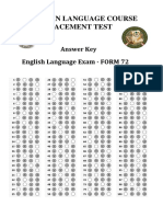 ALCPT Form 72 - Answer Key PDF