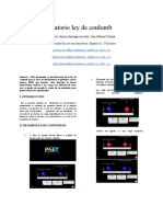 Laboratorio Ley de Coulumb