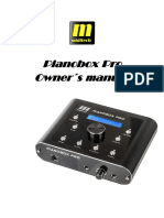 Pianobox Pro Owner S Manual