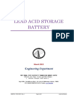 Lead Acid Storage Battery