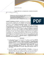 Conciliación Contrato de Compraventa