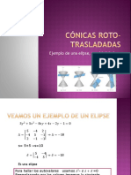 Conicas Roto-Trasladadas Ejemplos