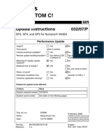 Magnetom C!: Update Instructions 032/07/P MR