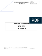 Manuel Opératoire M-PROD-01 (Utilités 1 Revision Juillet - 2017) PDF