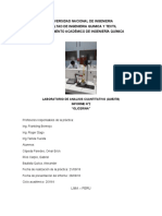 Informe Glicerina Laboratorio de Quimica Cuantitativa