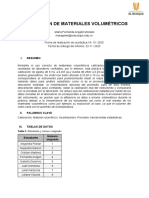 Calibración de Materiales Volumétrcos