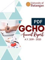 Gcho Annual Report 2019-2020