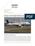 PIA's Flight PK-8303 Crash Analyis (Disaster Management) PDF