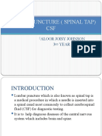 Lumbar Puncture (Spinal Tap)