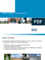 University of Kent General Health & Safety Induction