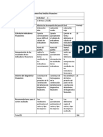 Rúbrica de Evaluación Examen Final Análisis Financiero