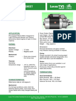 Product Data Sheet: Type: 6M14 12V Starter Motor