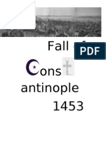 Fall of Constantinople 1453