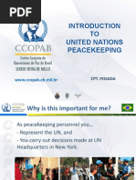 Introdction To UN Peacekeeping 2016