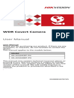 WDR Covert Camera: User Manual