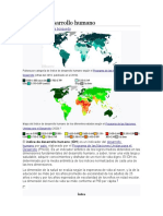 Indice de Desarrollo Humano