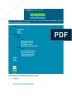 Electronic Communication Tools: Practice Back