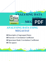 Analysing Data Using MEGASTAT