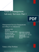 Areas of Management Advisory Services-Part 1