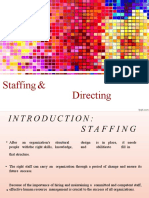 Topic 6 Staffing and Directing