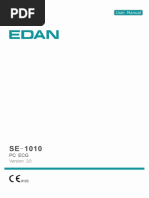 EDAN SE-1010 User Manual-2.0