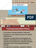 M - 1.6 - Training Evaluation