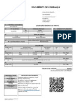 Documento de Cobrança: Liquidação Genérica de Tributo