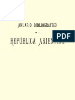 Anuario Bibliografico de La Republica Argentina