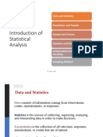 Parameter and Statistic