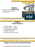 Essentials of Modern Business Statistics (7e) : Anderson, Sweeney, Williams, Camm, Cochran © 2018 Cengage Learning