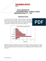 Project Report On Soya Products (Soya Milk, Flavored Milk, Curd & Tofu)