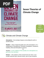 Seven Theories of Climate Change