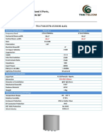 Small-Cell Antenna High Band 4 Ports, Gain 15dbi, HBW 30°, VBW 20