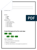 Project Management Has Five Main Steps