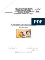 1ra Evaluación de Intervención Psicoeducativa. (Ensayo) - José Francisco