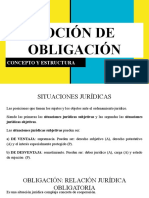 Noción de Obligación