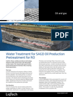 Water Treatment For SAGD Oil Production Case LiqTech