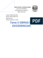 Tarea 7 Obras de Excedencias