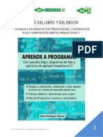 Indice Libro y Ebook Aprende A Programar Pseudocodigo Diagramas de Flujo C PDF