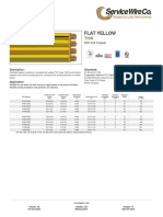 Flat Yellow: Submersible Pump Cable