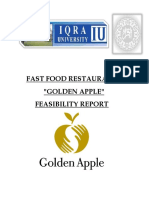 Fast Food Restaurant "Golden Apple" Feasibility Report