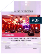 Analyse Secteur Évenementiel