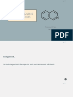 Isoquinoline Alkaloids