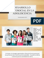 Desarrollo Psicosocial en La Adolescencia