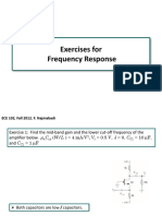 Exercises For Frequency Response: ECE 102, Fall 2012, F. Najmabadi