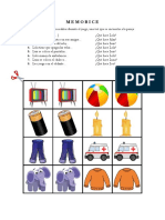 Memorice para Generalizar Oraciones Con Fonema L PDF